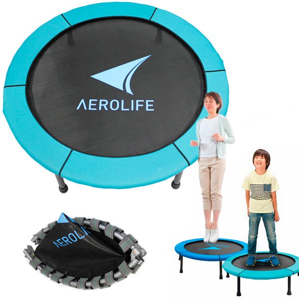 画像1: エアロライフ AEROLIFE 折りたたみ式 ホームジャンピング トランポリン 有酸素運動 跳ねる 飛ぶ (1)