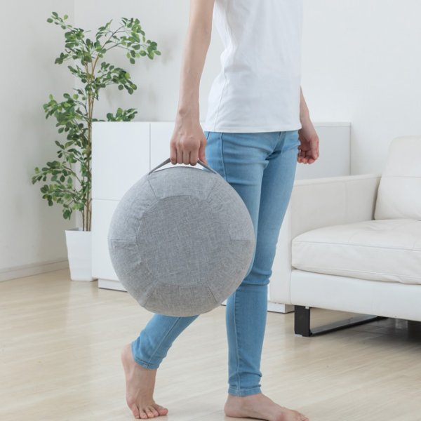 画像5: インテリアとしても使えるドーナツ型クッション エアロライフ COROn COROn（コロンコロン）ダイエット 体幹 バランス クッション 骨盤 腹筋 (5)