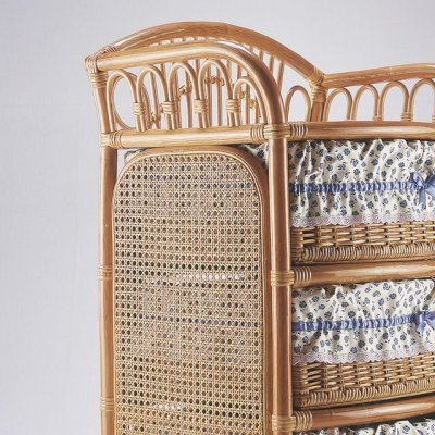 画像2: 籐(ラタン)ランドリーボックス 4段 (2)