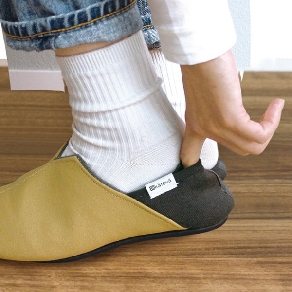 画像5: そのまま外へ避難ができる！踏み抜き防止「エコワン防災スリッパ・シューズ」防災用としてはもちろん、普段使いもできるルームシューズ (5)