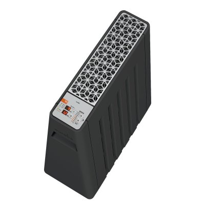 画像2: ユーレックス（eureks）ヘリテイジヒーター ブラック 自然対流＋輻射熱  オイルを使わない新しいヒーター (2)