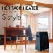 画像3: ユーレックス（eureks）ヘリテイジヒーター ブラック 自然対流＋輻射熱  オイルを使わない新しいヒーター (3)