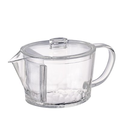 画像2: HARIO(ハリオ)フィルターイン急須 晶 FIK-45-T ガラスのような透明感と、高い耐熱性&透明性・耐衝撃性を兼ね備えた安心素材のトライタン製急須。 (2)