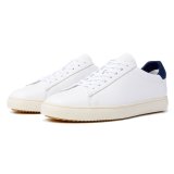 CLAE(クレイ )レースアップ スニーカー ホワイトネイビー26.0-28.5cm