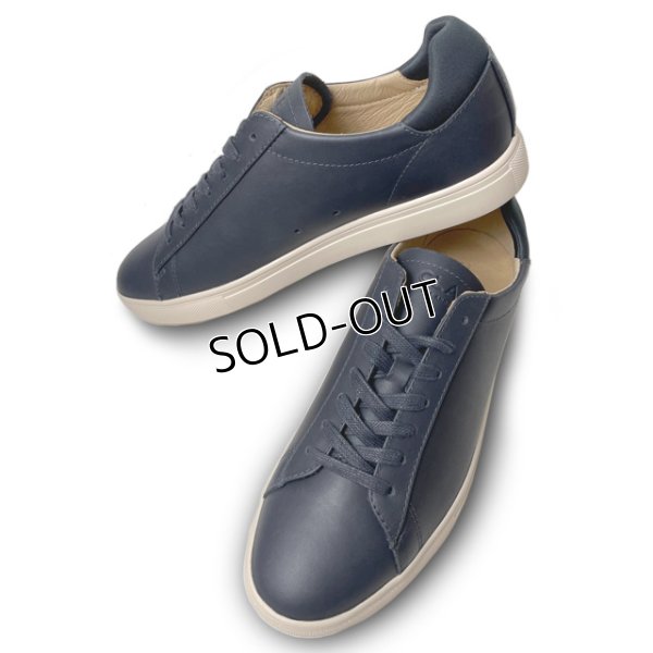 画像2: CLAE(クレイ )レースアップ スニーカー ネイビー 23.0-25.5cm クレイ スニーカー レザーシューズカラーもデザインもすっきりしてどんなファッションにも合わせやすい1足 (2)