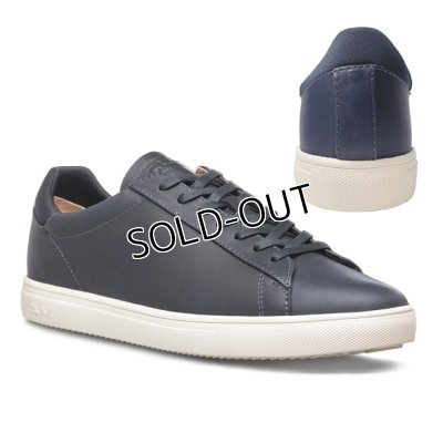 画像1: CLAE(クレイ )レースアップ スニーカー ネイビー 23.0-25.5cm クレイ スニーカー レザーシューズカラーもデザインもすっきりしてどんなファッションにも合わせやすい1足 (1)