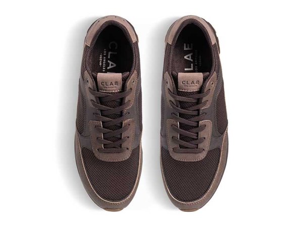 画像2: CLAE（クレイ）JOSHUAジョシュア スニーカー ブラウン 23.0-25.0cm リラックスしたスタイルからキレイめなスタイリングの中 にも組み込めるアイテム。 (2)
