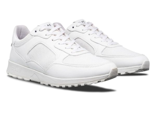 画像1: CLAE（クレイ）JOSHUAジョシュア スニーカー ホワイト 23.0-25.0cm リラックスしたスタイルからキレイめなスタイリングの中 にも組み込めるアイテム。 (1)