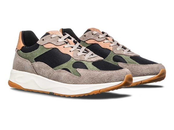 画像1: CLAE（クレイ）ZUMA ズマスニーカーブラックグリーン23.0-25.0cm ネオプレン素材のライニングが足入れをスムーズにし、包み込むような履き心地で す。 (1)