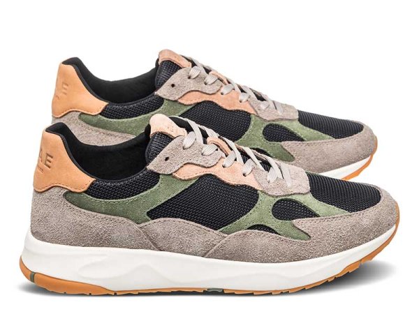 画像3: CLAE（クレイ）ZUMA ズマスニーカーブラックグリーン23.0-25.0cm ネオプレン素材のライニングが足入れをスムーズにし、包み込むような履き心地で す。 (3)