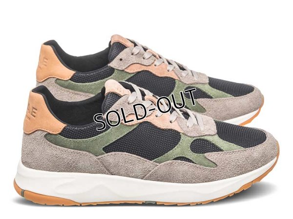 画像1: CLAE（クレイ）ZUMA ズマスニーカーブラックグリーン23.0-25.0cm ネオプレン素材のライニングが足入れをスムーズにし、包み込むような履き心地で す。 (1)