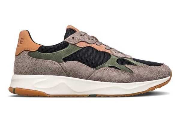 画像4: CLAE（クレイ）ZUMA ズマスニーカーブラックグリーン23.0-25.0cm ネオプレン素材のライニングが足入れをスムーズにし、包み込むような履き心地で す。 (4)