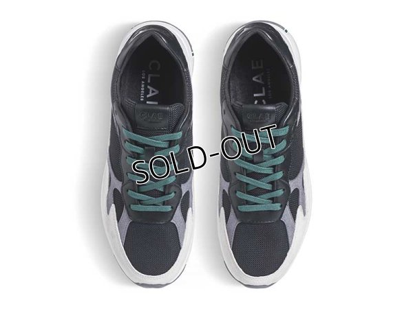 画像2: CLAE（クレイ）ZUMA ズマスニーカーブラックグレイ23.0-25.0cm ネオプレン素材のライニングが足入れをスムーズにし、包み込むような履き心地です。 (2)