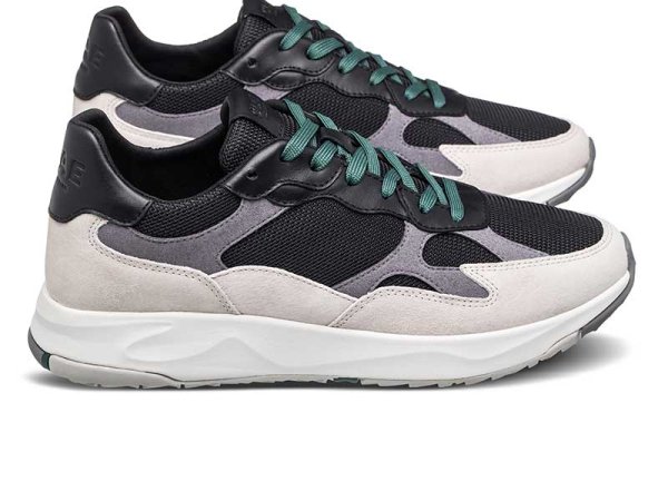 画像3: CLAE（クレイ）ZUMA ズマスニーカーブラックグレー26.0-28.0cm ネオプレン素材のライニングが足入れをスムーズにし、包み込むような履き心地で す。 (3)