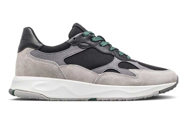 画像4: CLAE（クレイ）ZUMA ズマスニーカーブラックグレー26.0-28.0cm ネオプレン素材のライニングが足入れをスムーズにし、包み込むような履き心地で す。 (4)