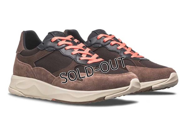 画像1: CLAE（クレイ）ZUMA ズマスニーカーブラウン23.0-25.0cm ネオプレン素材のライニングが足入れをスムーズにし、包み込むような履き心地で す。 (1)