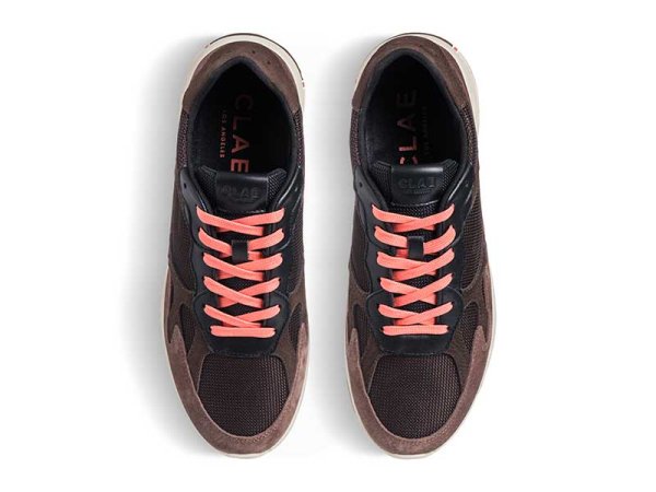 画像2: CLAE（クレイ）ZUMA ズマスニーカーブラウン26.0-28.0cm ネオプレン素材のライニングが足入れをスムーズにし、包み込むような履き心地で す。 (2)