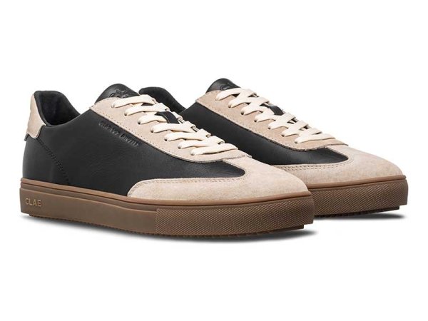 画像1: CLAE（クレイ）DEANE ディーンスニーカー ブラックベージュ26.0-28.0cm (1)