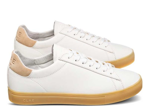画像3: CLAE（クレイ） BRADLEY ブラッドレイ スニーカー ホワイトベージュ 26-28.0cm 派手な主張をしないミニマルなスニーカー (3)