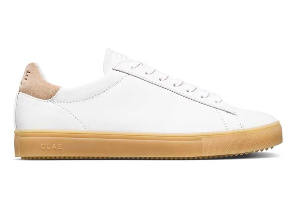 画像4: CLAE（クレイ） BRADLEY ブラッドレイ スニーカー ホワイトベージュ 26-28.0cm 派手な主張をしないミニマルなスニーカー (4)