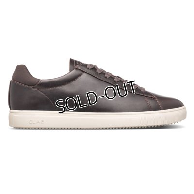 画像2:  CLAE(クレイ )レースアップ スニーカー ブラウン 23.0-25.5cm 流行に流されないシンプルなスニーカー (2)