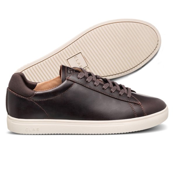 画像1: CLAE(クレイ)レースアップ スニーカー ブラウン 26.0-28.5cm 洗練されたデザインと快適な履き心地を備えるCLAEのアイコンモデル (1)