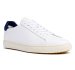 画像1: CLAE(クレイ )レースアップ スニーカー ホワイトネイビー23.0-25.5cm クレイ スニーカー レザーシューズ (1)