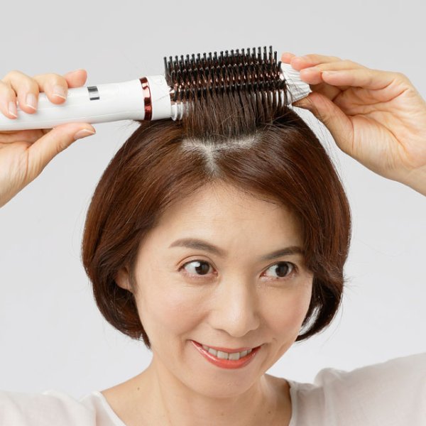 画像4: LAVIEL(ラヴィエル)アレンジブラシアイロン 髪にやさしく毎日使えてアレンジ&セットに最適なヘアアイロンです。 (4)
