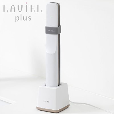 画像2:  LAVIEL plus（ラヴィエル プラス）超音波トリートメントヘアアイロン お風呂で簡単ヘアエステ帰りのヘアーセット。 (2)
