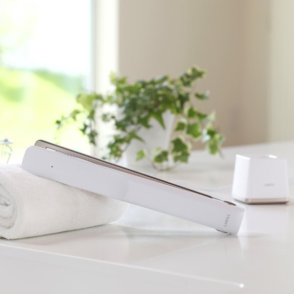 画像6:  LAVIEL plus（ラヴィエル プラス）超音波トリートメントヘアアイロン お風呂で簡単ヘアエステ帰りのヘアーセット。 (6)