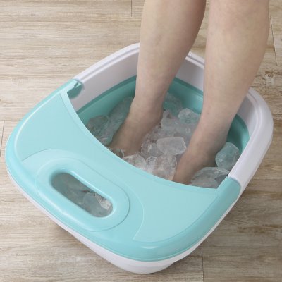 画像3: 折りたたみ 保温フットバス コンパクトに畳めて、収納に便利。おうちで足湯。適温設定でバブル機能付き。 (3)