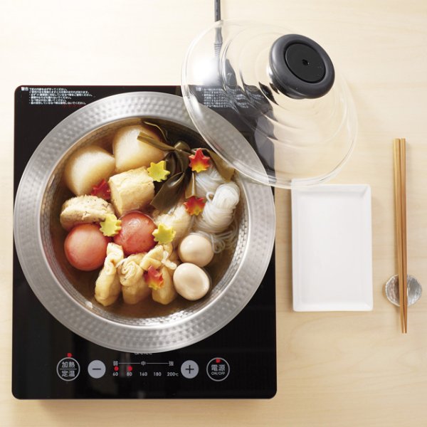 画像2: HARIO(ハリオ)フタがガラスのIH対応ステンレス鍋23雪平 お鍋、ポトフ、煮物などいろいろできる万能雪平鍋 (2)