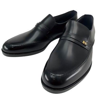 画像1: リーガルコーポレーション ビジネスシューズ [ローファー] 頑丈で脱ぎ履きしやすい スリッポンタイプ (1)