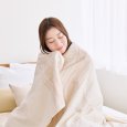 画像3: ゼンケン 電磁波99%カット 電気掛敷オーガニック毛布 ダニ対策機能付き・手洗いOK ウォッシャブルタイプ こだわりぬいた素材 肌触り 電気毛布 (3)