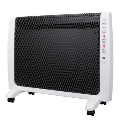 画像1: ゼンケン 超薄型 遠赤外線暖房機 アーバンホット  キャスター付きで移動ラクラク リビングや寝室にピッタリ 温風も出ないのでお部屋の空気も汚しません (1)