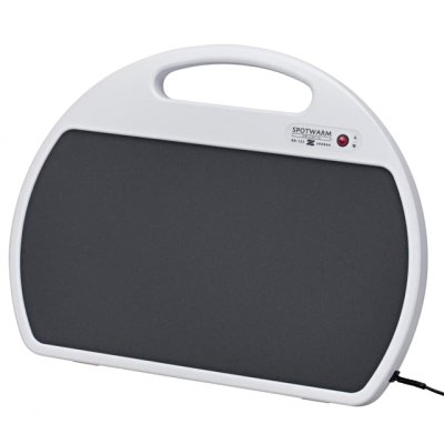 画像1: ゼンケン 遠赤外線デスク下ヒーター スポットウォームS  テレワークや勉強する際、デスク下に置いて足元じんわりあたたかい。 (1)