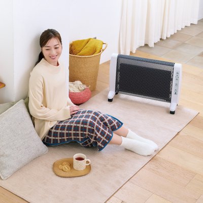 画像4: ゼンケン 遠赤外線暖房機 アーバンホット 遠赤外線効果でからだとお部屋をやさしく暖めます。 (4)