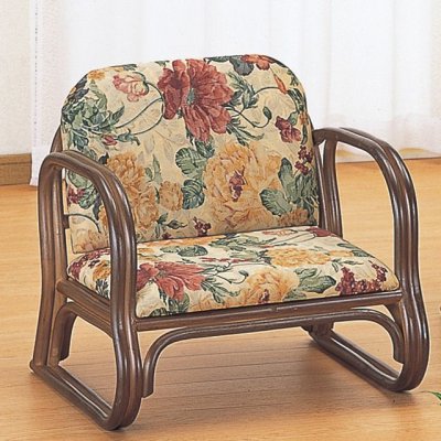 画像1: 籐 思いやり座椅子 (1)