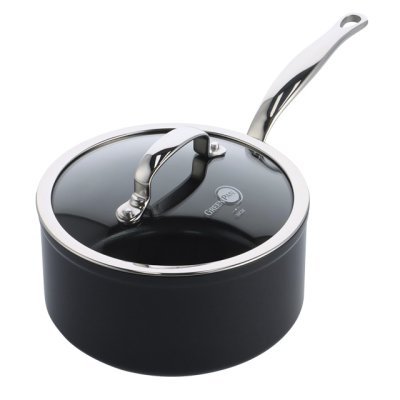 画像1: グリーンパン バルセロナプロソースパン 18cm（ガラス蓋付）優れた熱伝導と軽量で使いやすさ抜群のソースパン (1)