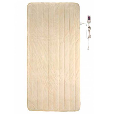 画像1: 椙山紡織 あったかパーソナルマット ロングタイプ アイボリー  ベッドで敷きパットとして使ったり、くつろぐために使ったり。用途いろいろ。 (1)