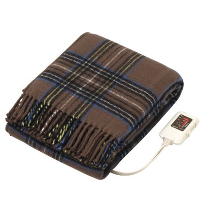 画像2: 椙山紡織 電気ひざ掛け ワイドサイズでラグの上に敷いたり、身体に巻いたり、ひざ掛けとして使ったりといろいろ…。 (2)