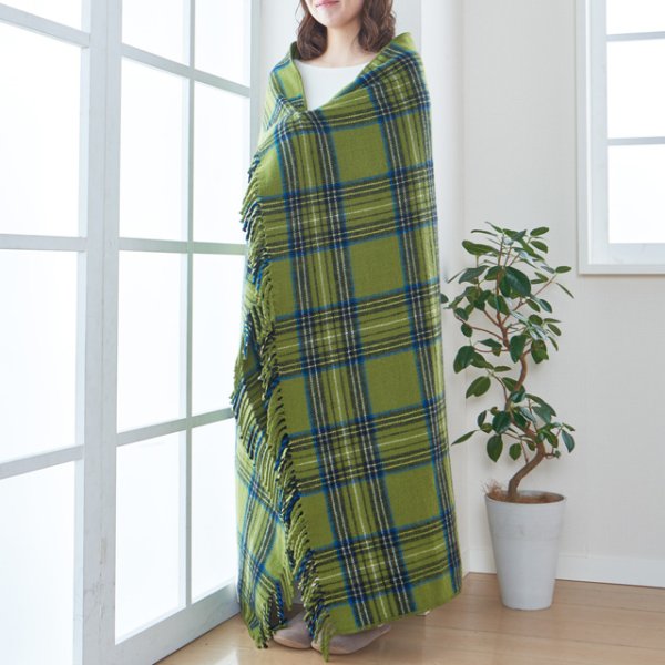 画像12: 椙山紡織 電気ひざ掛け ワイドサイズでラグの上に敷いたり、身体に巻いたり、ひざ掛けとして使ったりといろいろ…。 (12)