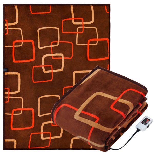 画像5: 椙山紡織 プレミアムボア電気掛敷兼用毛布ワイド 広々とした大きさで全身を暖めます。 (5)