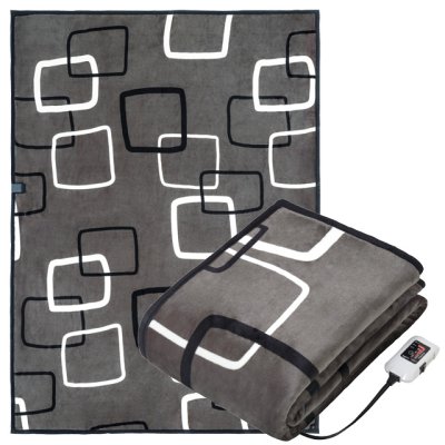 画像1: 椙山紡織 プレミアムボア電気掛敷兼用毛布ワイド 広々とした大きさで全身を暖めます。 (1)