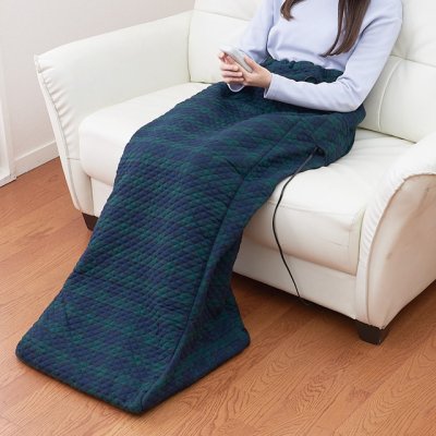 画像2: 椙山紡織 あったか脚入れヒーター グリーン 下半身をすっぽり包み込み、こたつに入っているようなあたたかさ (2)