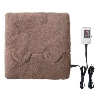 画像1: 椙山紡織 ホットマルチヒーター ブラウン インテリアにマッチするシンプルなカラー＆デザイン。手触りもふわふわであったか (1)