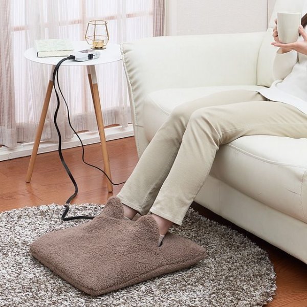 画像2: 椙山紡織 ホットマルチヒーター ブラウン インテリアにマッチするシンプルなカラー＆デザイン。手触りもふわふわであったか (2)