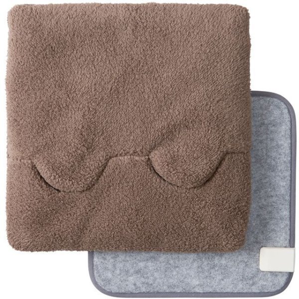 画像7: 椙山紡織 ホットマルチヒーター ブラウン インテリアにマッチするシンプルなカラー＆デザイン。手触りもふわふわであったか (7)