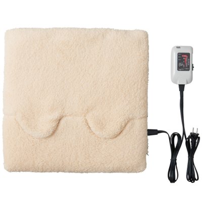 画像1: 椙山紡織 ホットマルチヒーター アイボリー 内側と外側の生地がモコモコボアであったか。カラーもおしゃれでインテリアに合わせやすい足入れヒーター (1)