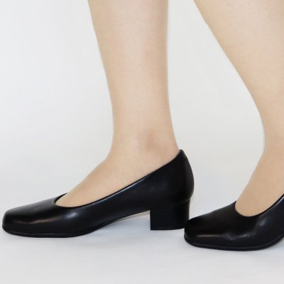 画像4: リーガルコーポレーション 履き心地ゆったり足幅【3E】セルジュ パンプス【日本製】 天然皮革 静かな足音 屈曲性 疲れにくい 丈夫なヒール設計 (4)
